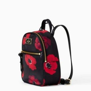 Kate Spade poppy seed Mini Bradley backpack